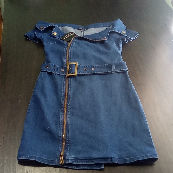 FASHION NOVA mini dress denim - Picture 3 of 6